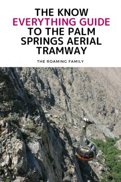 When visiting Palm Springs with family, the aerial tramway is a must do! Kid's love it, the scenery is beautiful and it's a perfect day in the valley.