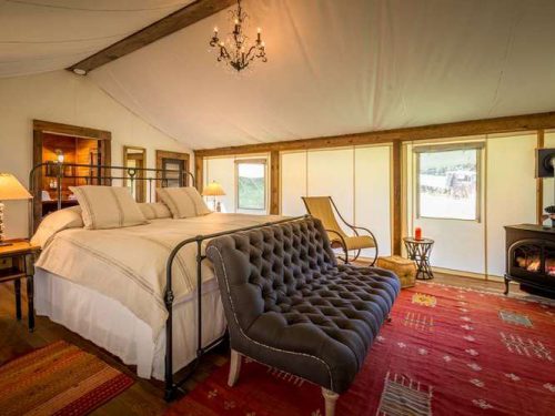 Where to go glamping with family