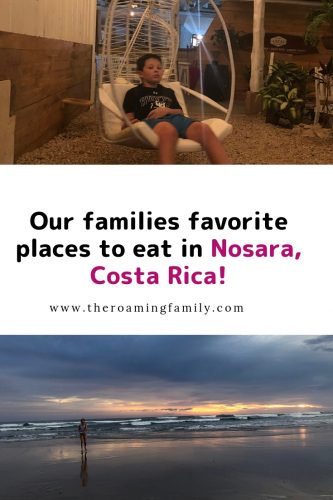 With many restaurants to choose from, Nosara is a great place to find tons of yummy food!
